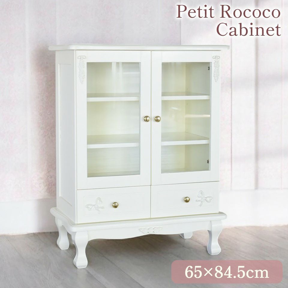 スノーホワイト プリンセス ミニキャビネット 幅65cm 画像サムネイル