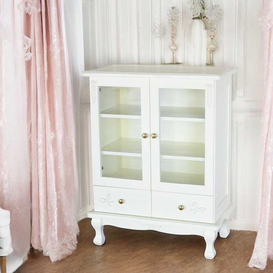 スノーホワイト プリンセス ミニキャビネット 幅65cm 画像12