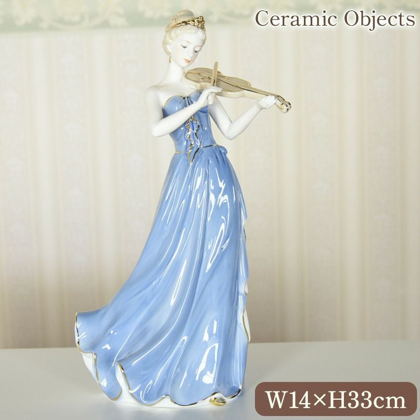 人形　バイオリン　陶器　オブジェ　置物　インテリア　工芸品　美術品　A2554 000000008849-01.jpg?size=l&w=