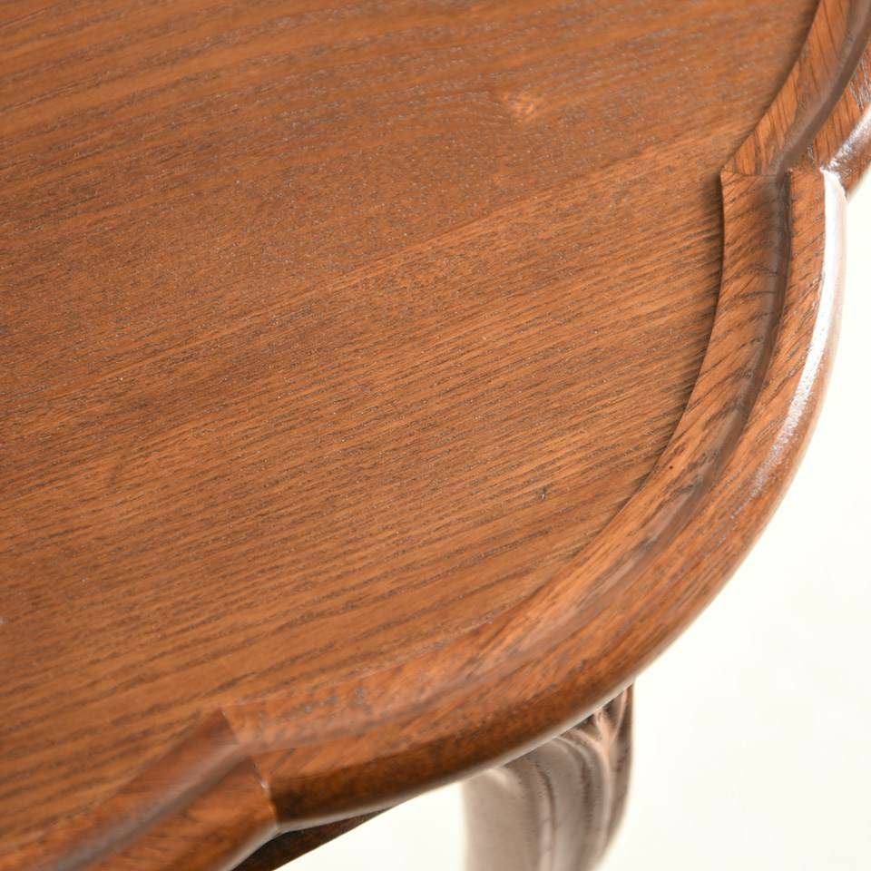 アンティーク調 サイドテーブル 英国調 コーヒーテーブル オーク材 高級 画像5