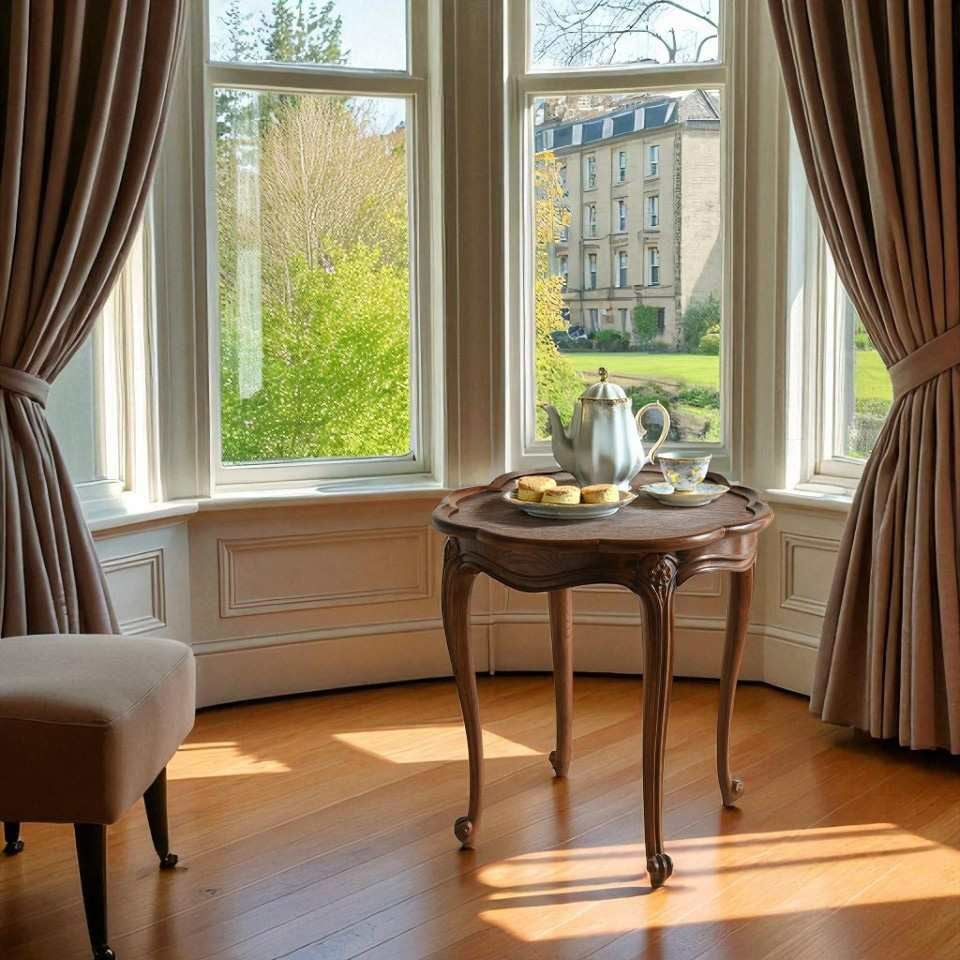 アンティーク調 サイドテーブル 英国調 コーヒーテーブル オーク材 高級 画像8