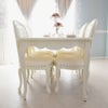 アンリヴェルデ ダイニングセット5P 4人掛け アイボリー 幅145cm 画像4