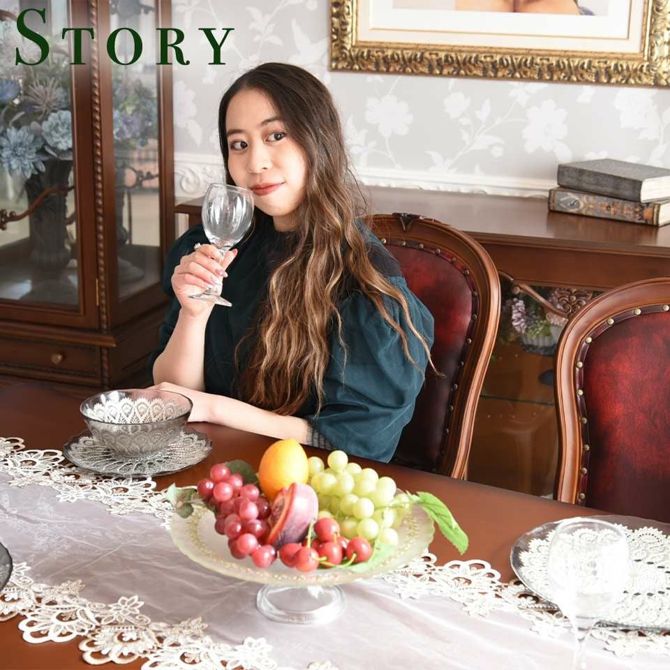 アンリヴェルデ ダイニングセット5P 4人掛け ブラウン ワイン 幅145cm 画像5