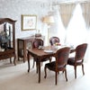 アンリヴェルデ ダイニングセット5P 4人掛け ブラウン ワイン 幅175cm 画像1