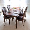 アンリヴェルデ ダイニングセット5P 4人掛け ブラウン ワイン 幅175cm 画像12