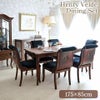 アンリヴェルデ ダイニングセット7P 6人掛け ブラウン ハンドルチェア 幅175cm 画像サムネイル