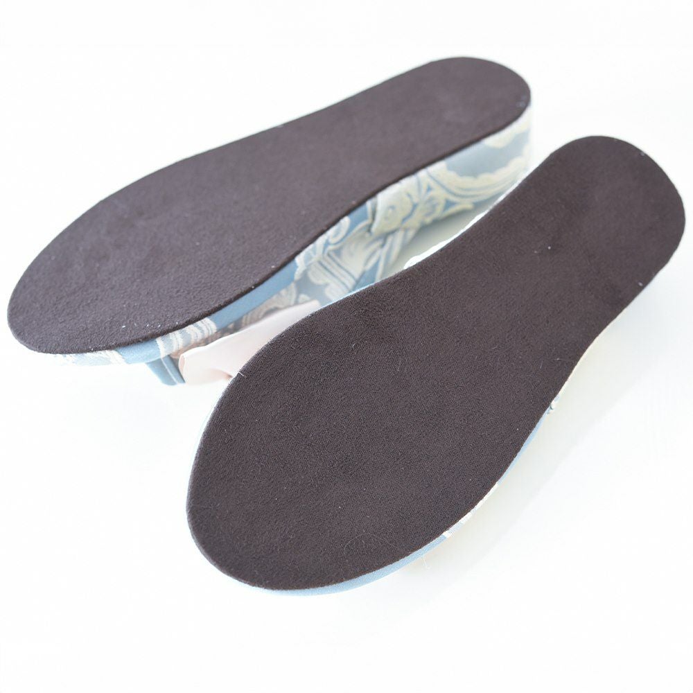 アクアフラワー オペラブルー スリッパ(4cmヒール) 画像8