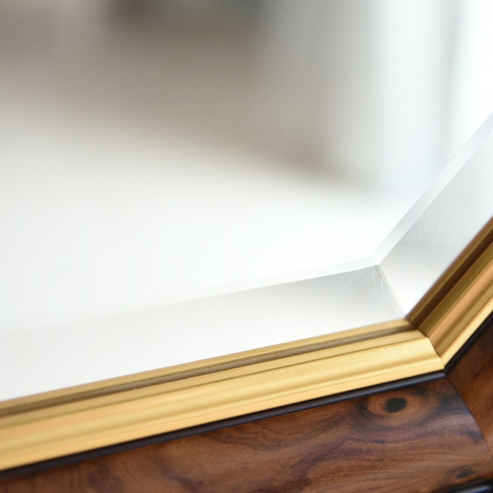 イタリア製 八角ミラー 風水 幅51.5cm 画像4