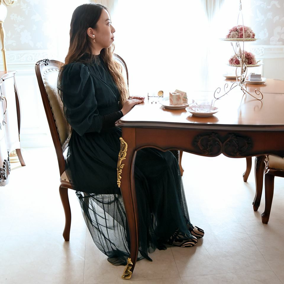 アンリヴェルデ ヴェネチアン 伸長式ダイニングセット7P 6人掛け ブラウン アイボリー 幅150→180cm 画像13