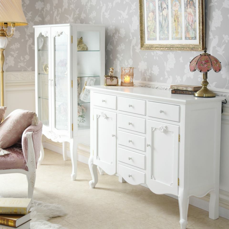 フィレンツェ サイドボード ホワイト 幅120cm 画像13