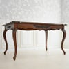 英国調 クイーンアン様式 ダイニングテーブル ブラウン 幅140cm 画像6