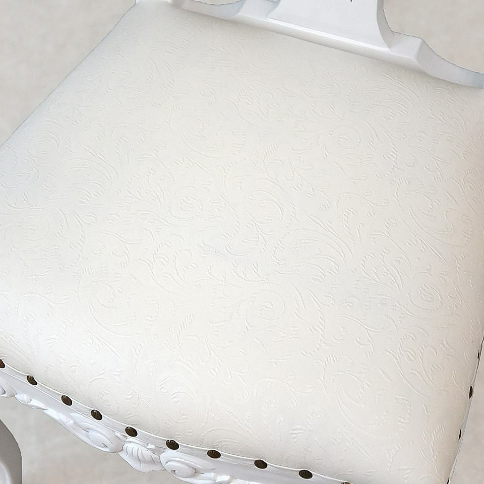 英国調 クイーンアン ダイニングチェア ホワイト 猫脚 画像10