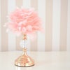 Feather テーブルランプ ピンク 高さ32cm 画像3