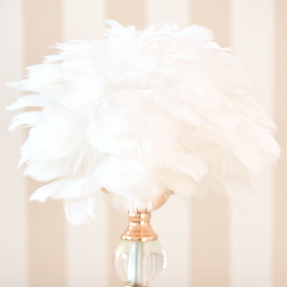 Feather テーブルランプ ホワイト 高さ32cm 画像4
