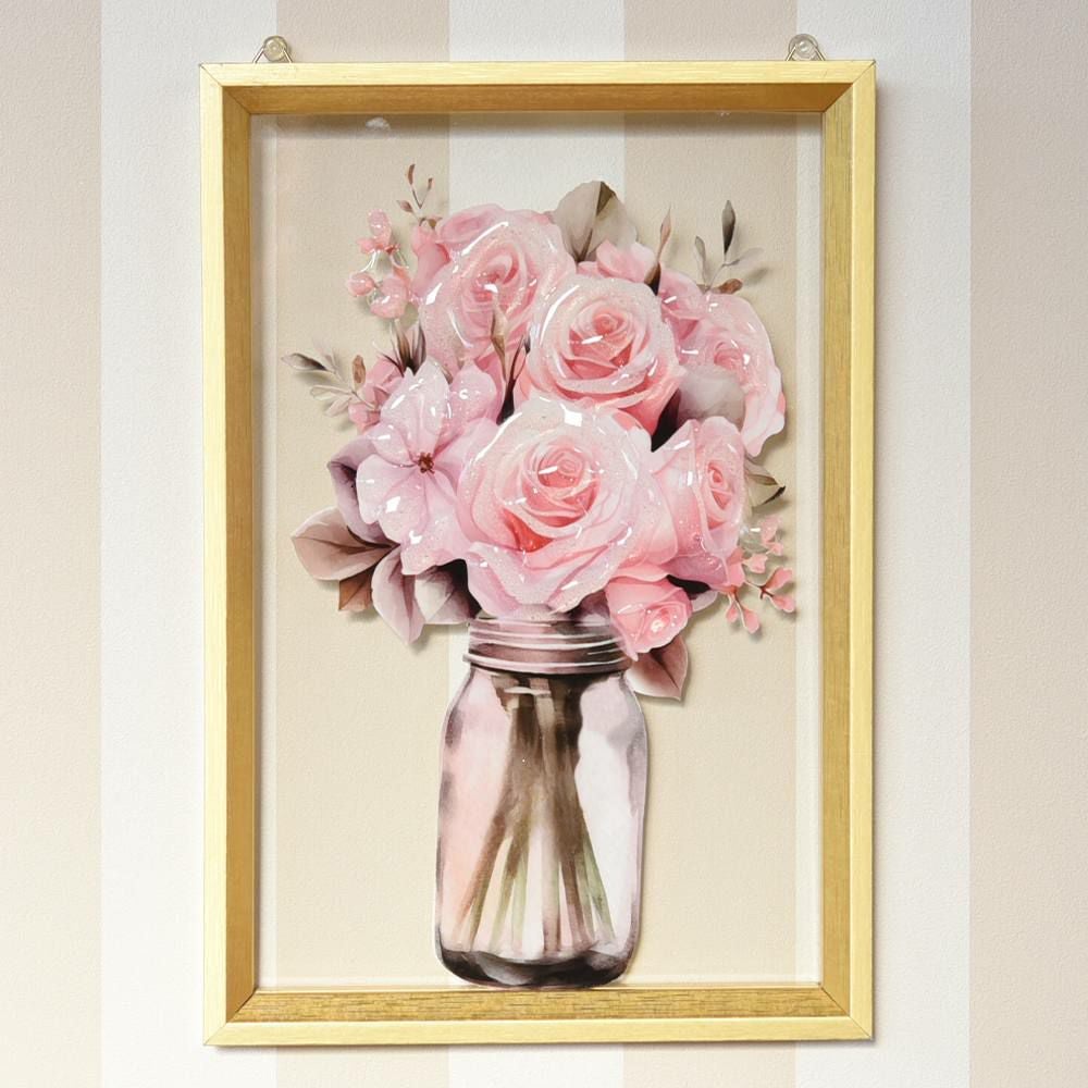 ３Dアート 「ローズ エッセンス」 20×30cm 画像2