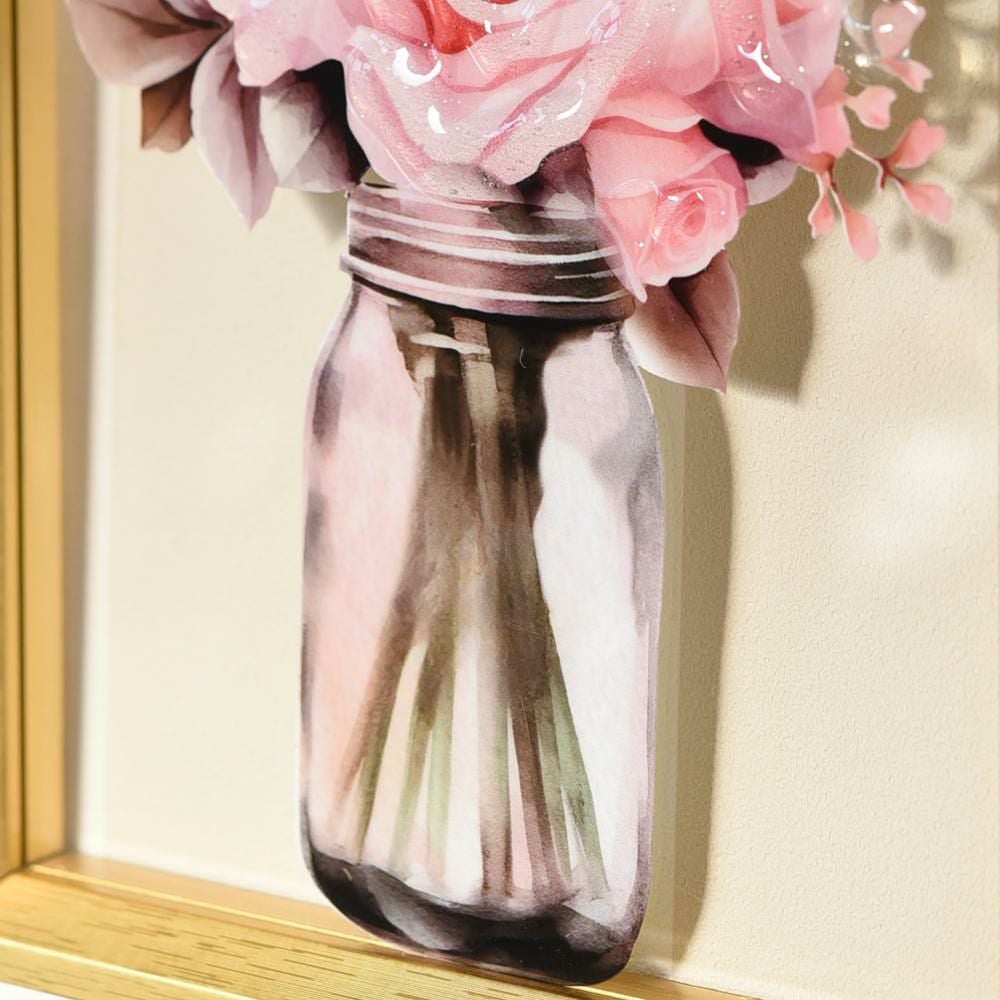 ３Dアート 「ローズ エッセンス」 20×30cm 画像6