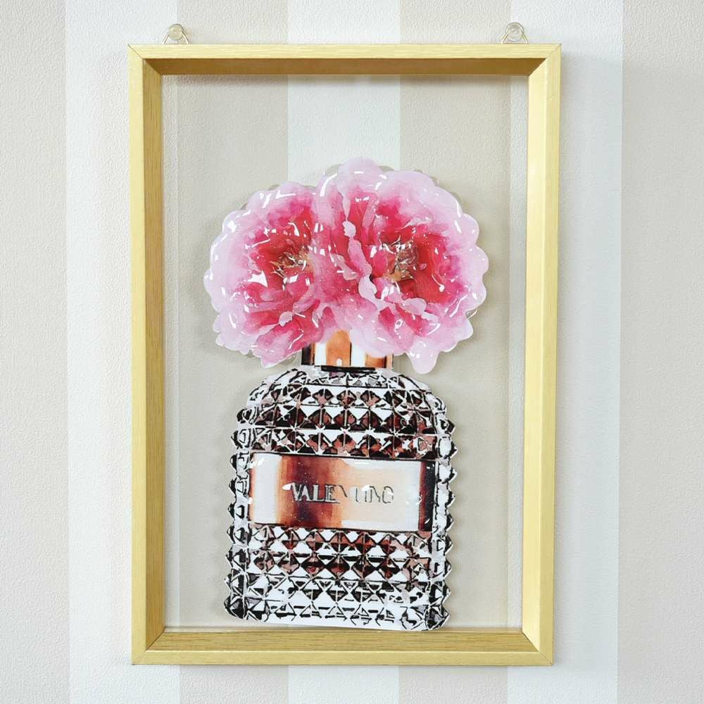 ３Dアート 「ミッドナイト ブロッサム」 20×30cm 画像2