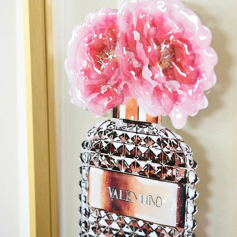 ３Dアート 「ミッドナイト ブロッサム」 20×30cm 画像3