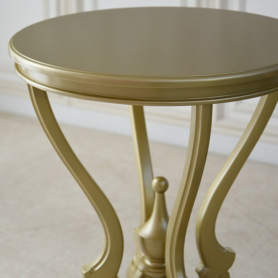 King＆Queen ロココ ゴールド 王宮のサイドテーブル 直径60cm 画像7