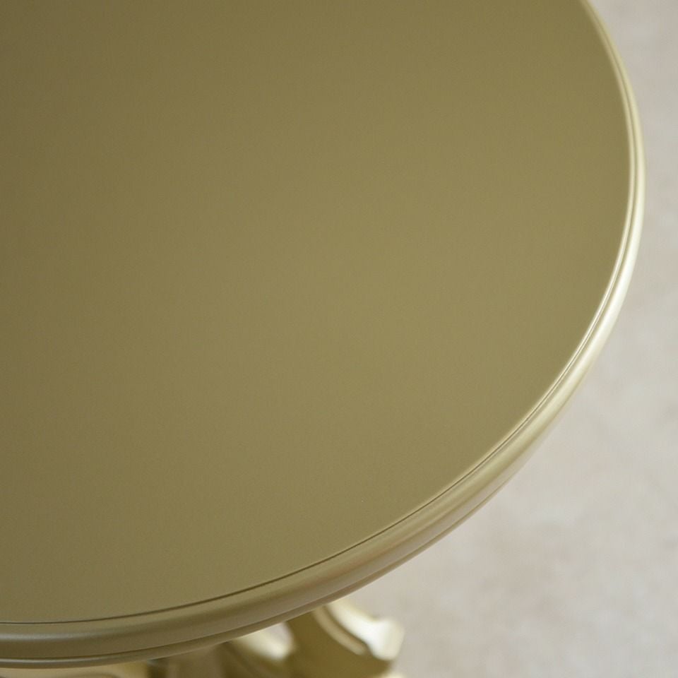 King＆Queen ロココ ゴールド 王宮のサイドテーブル 直径60cm 画像8