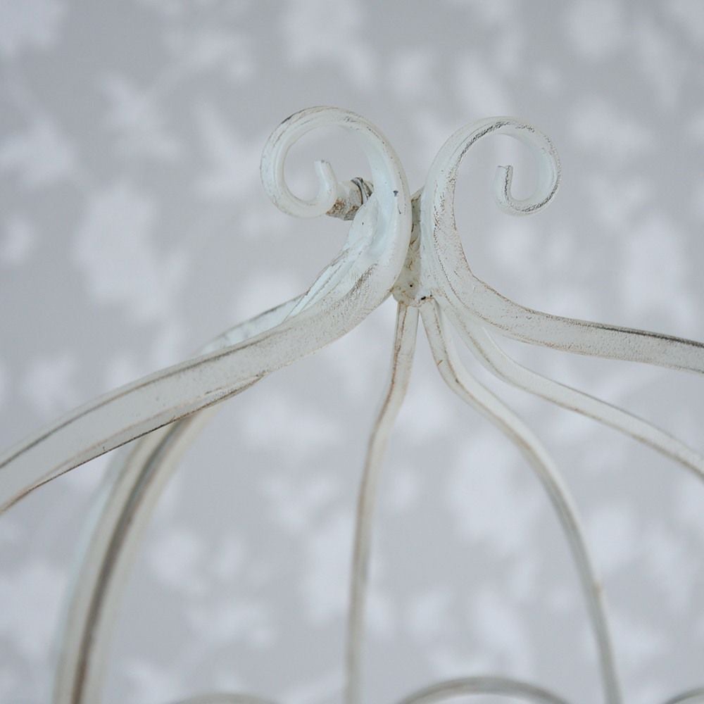 ガーデン ファンタジー ファニチャー アイアン ハーフムーンドームS ベンチ付 幅68cm 画像7