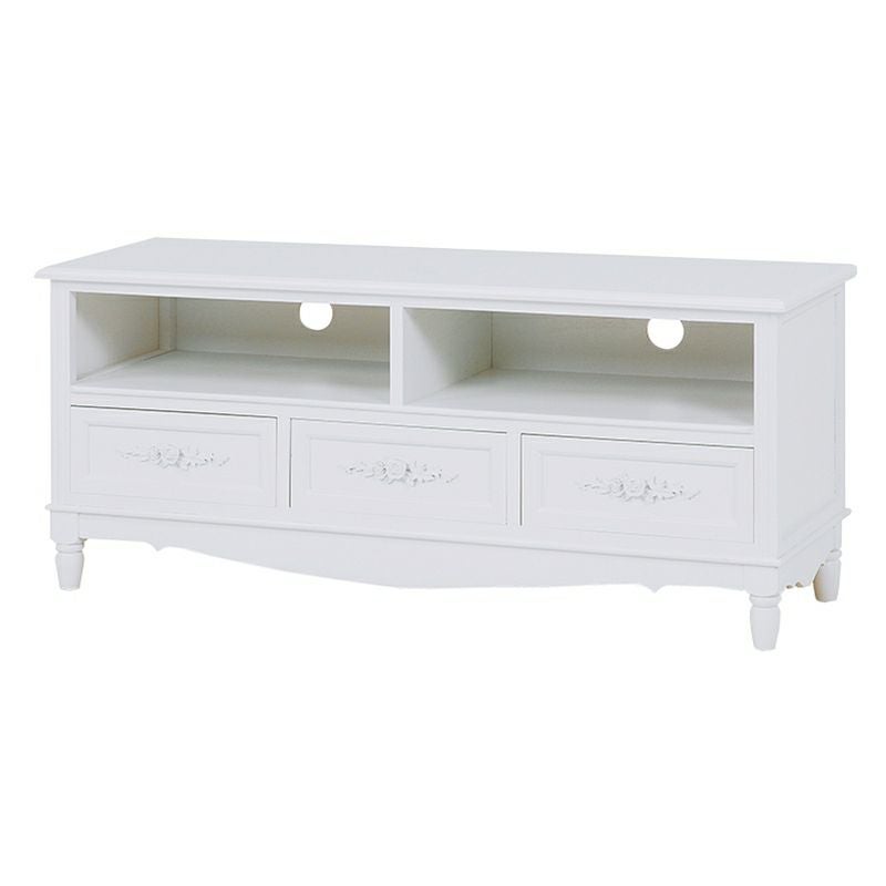 アンティーク調 テレビ台 ホワイト 幅105cm 画像11