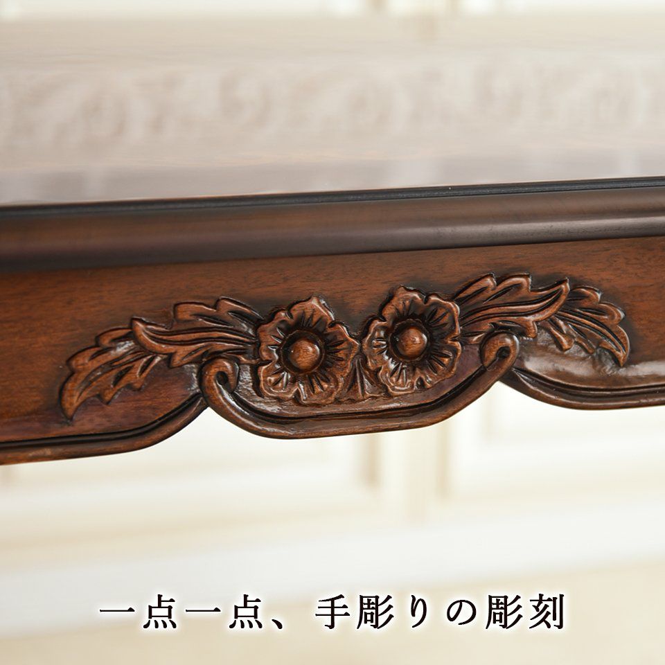 イタリアン マリナ グランデ 象嵌 長角 ダイニングテーブル 165cm 画像4