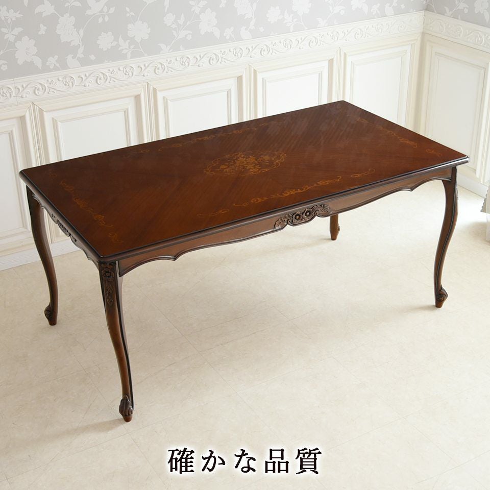 イタリアン マリナ グランデ 象嵌 長角 ダイニングテーブル 165cm 画像6