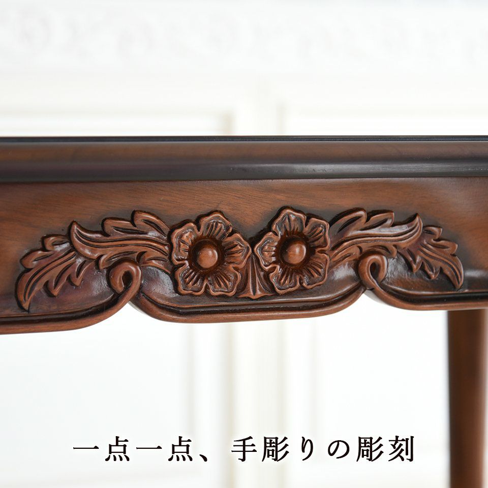 マリナカッシーリ オーバル ダイニングセット5P 4人掛け 合皮グリーン 幅165cm 画像5