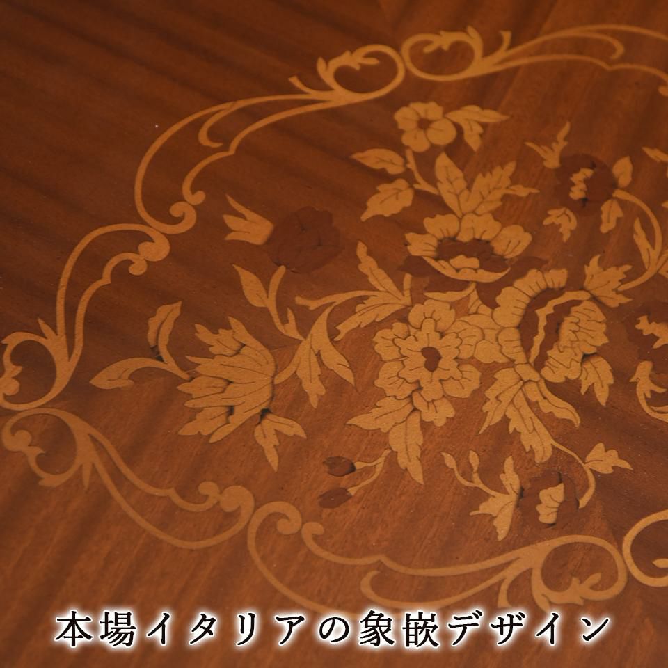 マリナカッシーリ オーバル ダイニングセット5P 4人掛け 合皮レッド 幅165cm 画像3