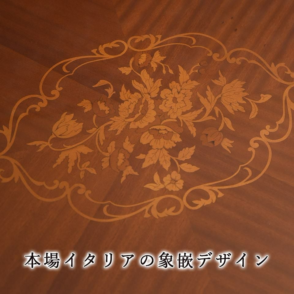 イタリアン マリナ グランデ 長方形 ダイニングセット7P 6人掛け ジュリアチェア 幅165cm 画像3