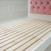 姫系シングルベッド ピンク 白家具 ロココ調 画像11