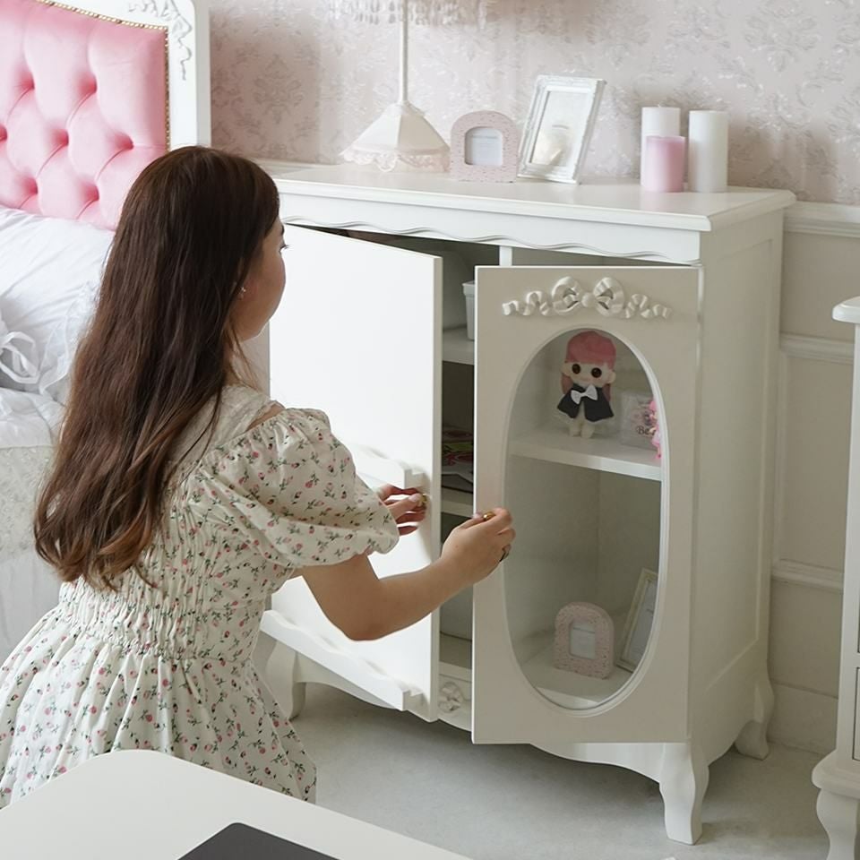 姫系キャビネット 推し活収納 ロココ調チェスト 画像8