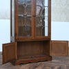 アンティーク調 ショーケース 英国調 キャビネット オーク材 飾り棚 画像11