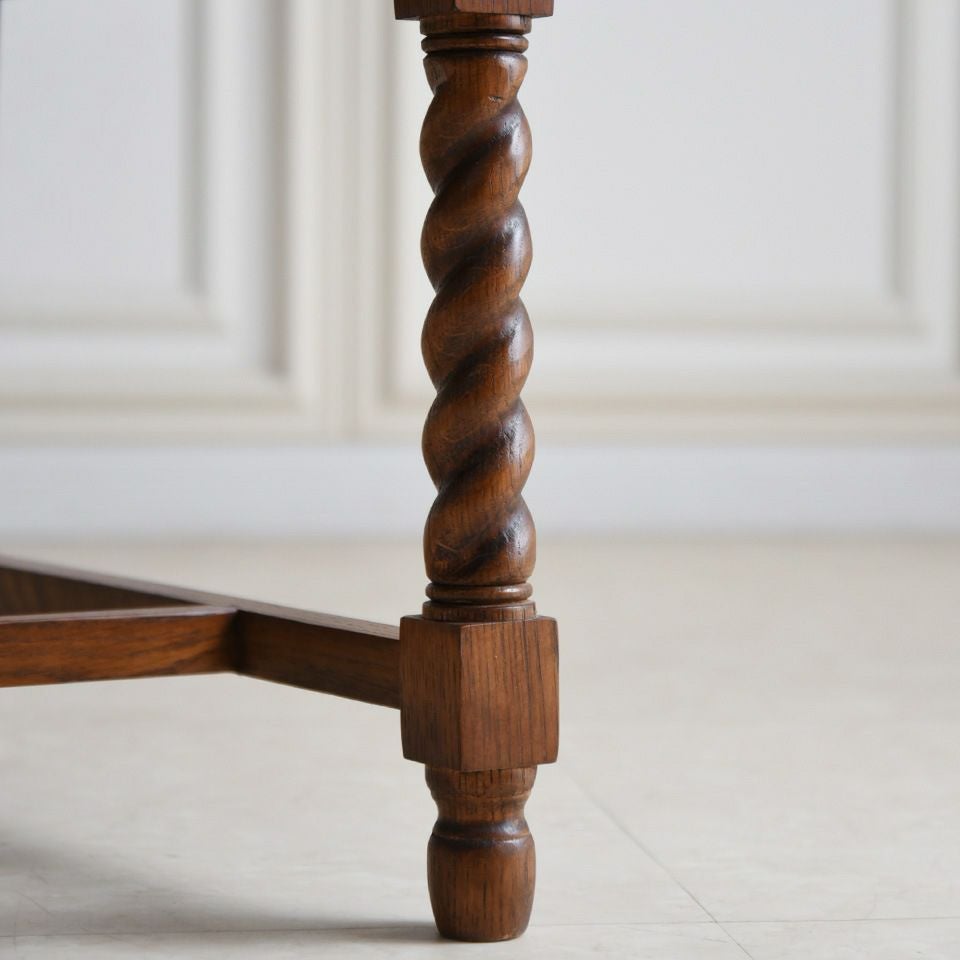 アンティーク調 ダイニングチェア 英国調 椅子 オーク材 高級 画像2