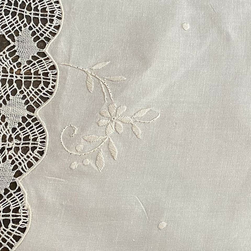 テーブルセンター 長方形 テーブルリネン 敷物 レース 画像2