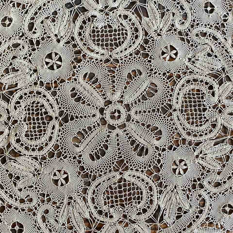 ドイリー ラウンド 敷物 花瓶敷 テーブルリネン レース 画像2