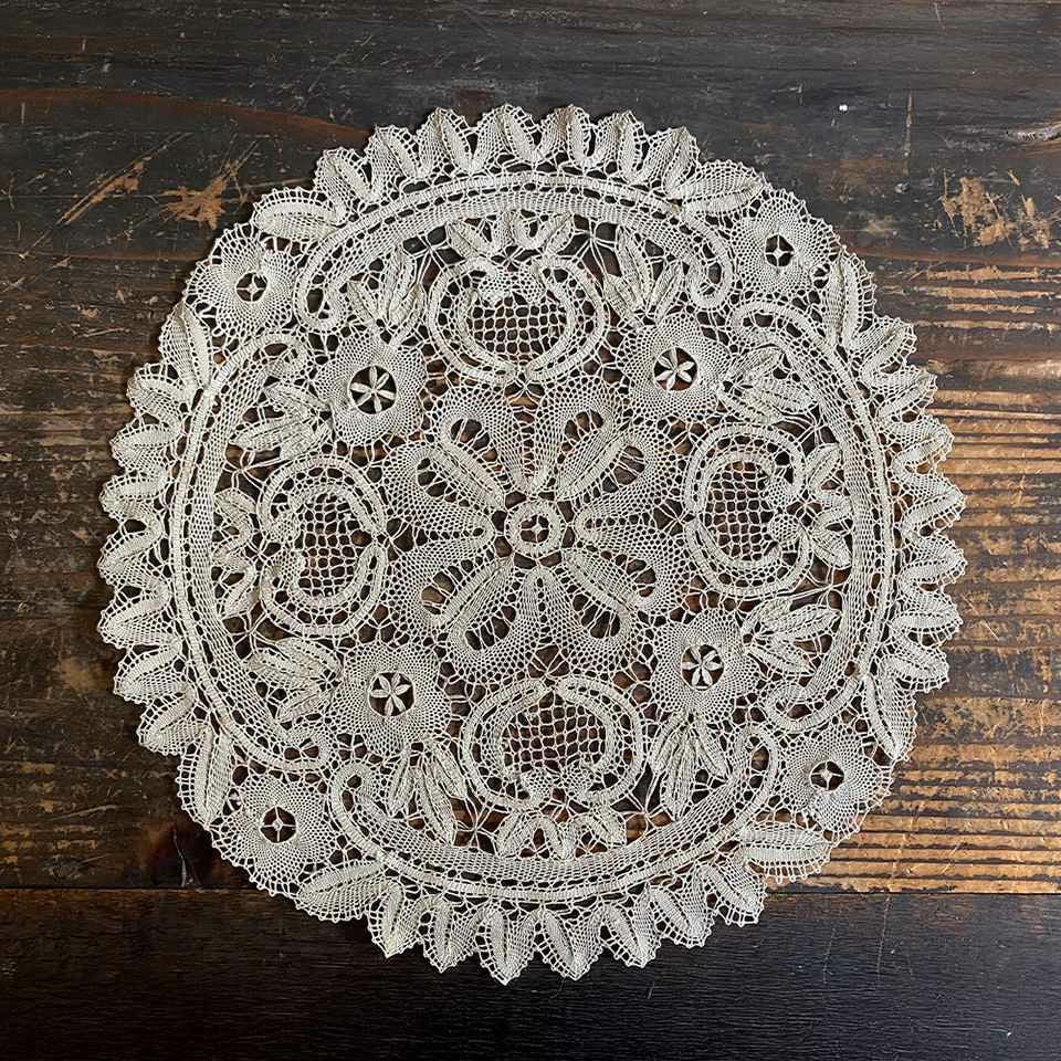 ドイリー ラウンド 敷物 花瓶敷 テーブルリネン レース 画像4