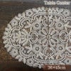 テーブルセンター オーバル テーブルリネン 敷物 レース 画像1サムネイル
