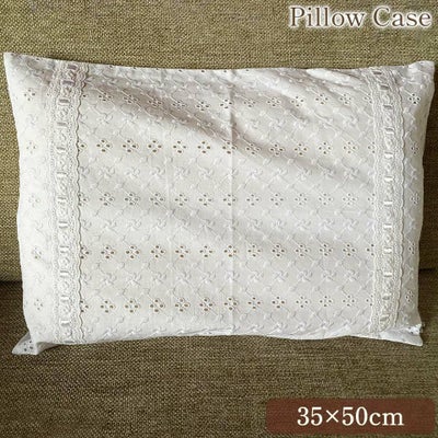 ピローケース 枕カバー 寝具 ベッドリネン レース 画像1サムネイル