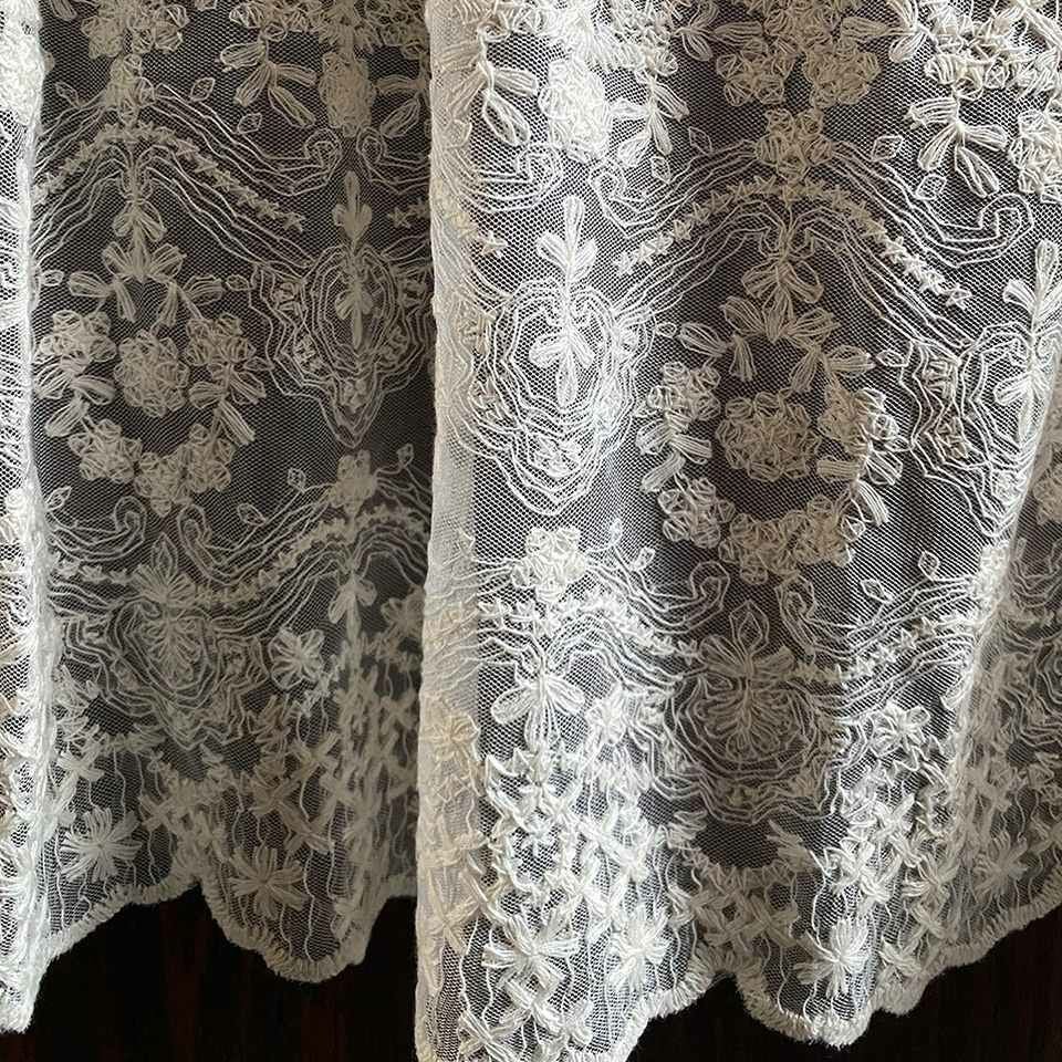 カフェカーテン カーテン 窓用 小窓 目隠し レース 画像3