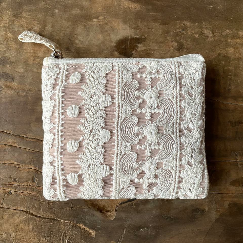 ミニテッシュケース＆ポーチ ポーチ 化粧ポーチ 旅行用 レース 画像4