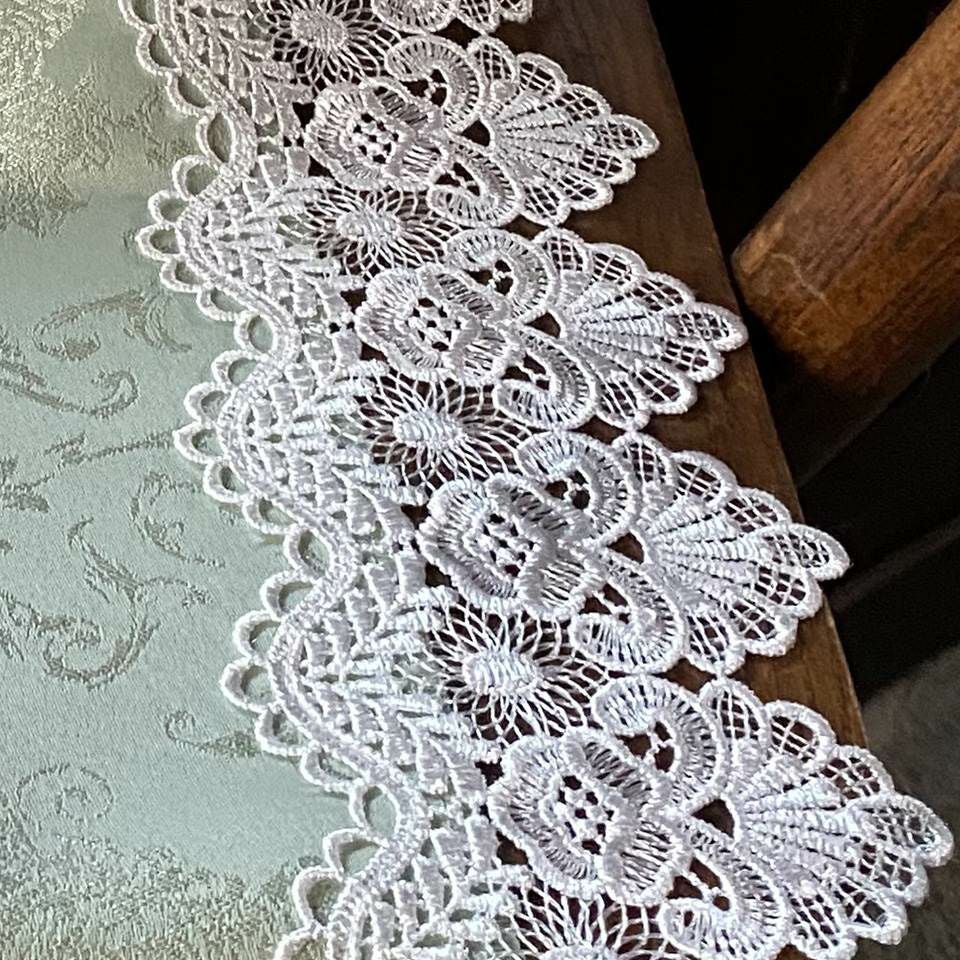 テーブルセンター 長方形 テーブルリネン 敷物 レース 画像2