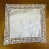ハンカチ ホワイト 白 フォーマル ポケット用 携帯用 レース 画像4