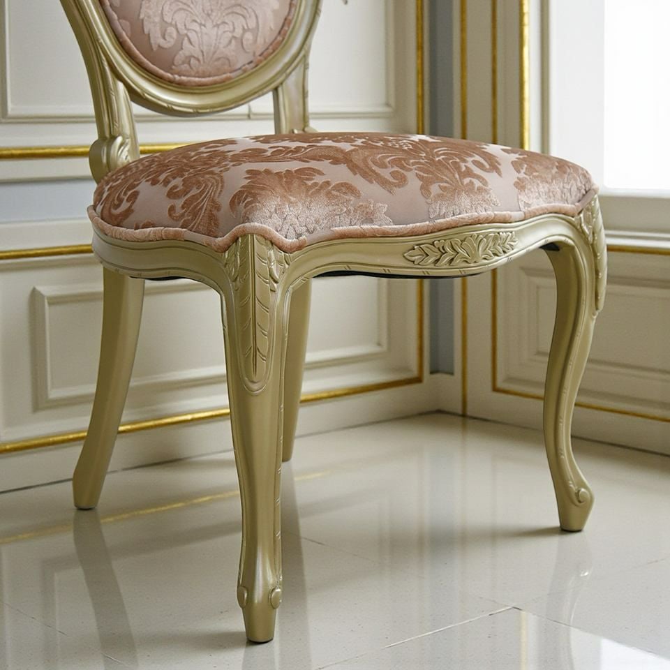 ヴェルサイユ ロワイヤル ゴールド ダイニングチェア 画像7