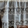 カフェカーテン カーテン 小窓用 ファブリック レース 刺繍 インテリア雑貨 画像1サムネイル