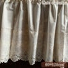 カフェカーテン カーテン 小窓用 ファブリック レース 刺繍 インテリア雑貨 画像1サムネイル