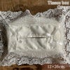 ティッシュボックスカバーのみ レース 刺繍 ファブリック インテリア雑貨 画像1サムネイル