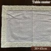 テーブルセンター 敷物 ピンク ファブリック レース 刺繍 インテリア雑貨 画像1サムネイル