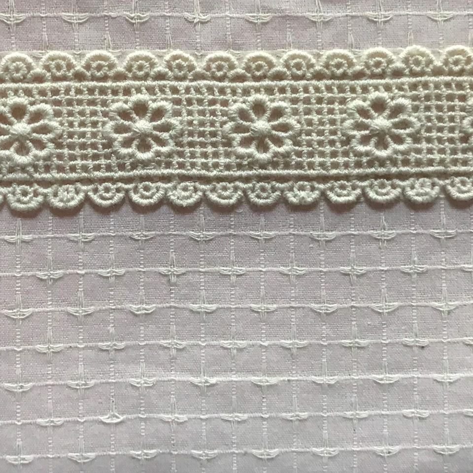 フラットポーチ 化粧ポーチ ピンク ファブリック レース 刺繍 ファッション雑貨 画像3